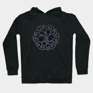 Black celtic tree Hoodie